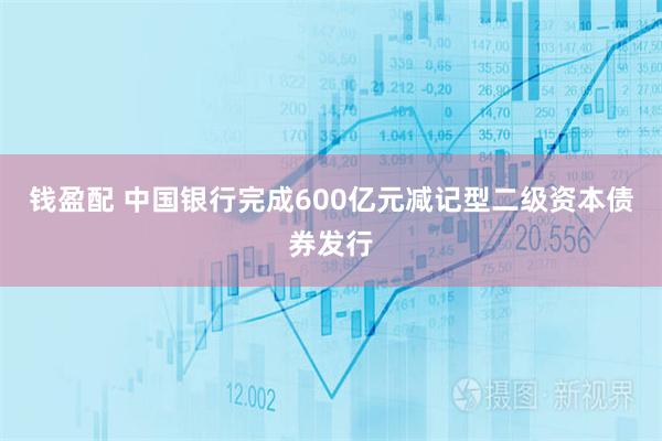 钱盈配 中国银行完成600亿元减记型二级资本债券发行